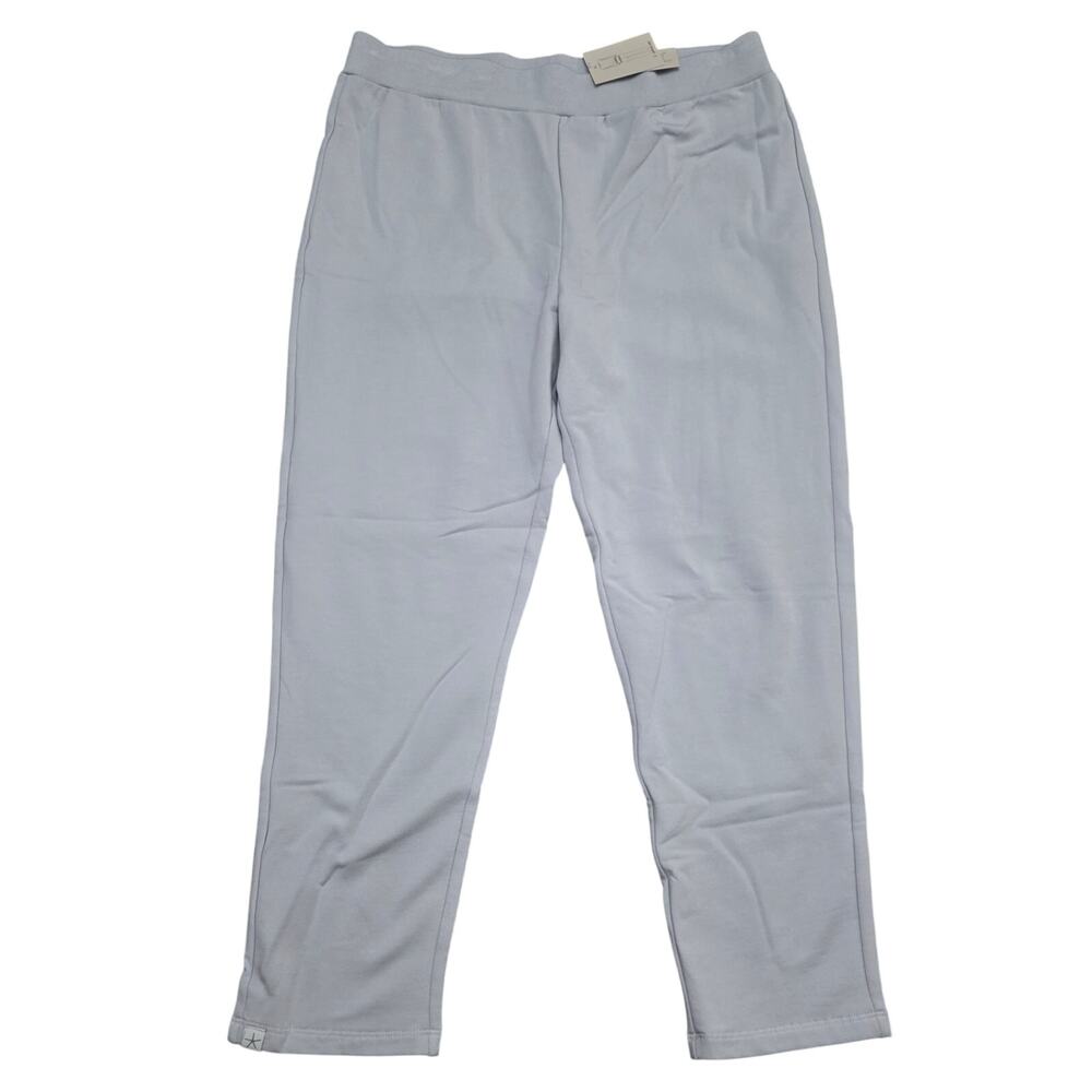 NWT Barefoot Dreams Light Blue Luxe Lounge Pant Size Medium Petite
